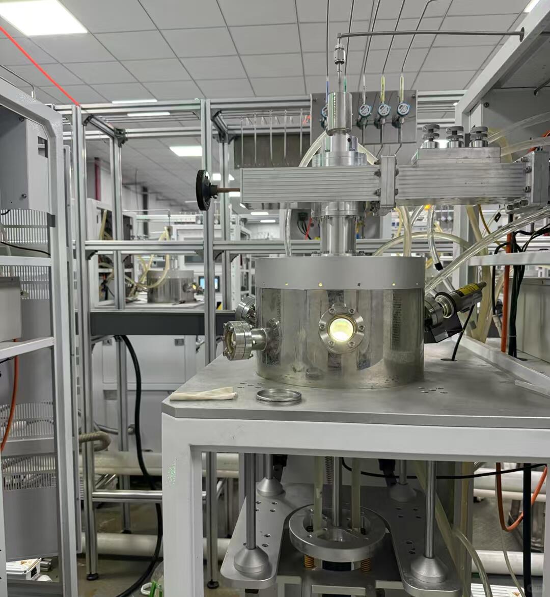 Industrial diamond manufacturing equipment inside a Henan factory